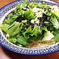 YUKIKI☆'s cooksnap of when they made ♡超簡単・レタス揚げ玉冷やし麺♡.