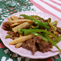 赤い電話's cooksnap of when they made 簡単！本格！青椒肉絲.