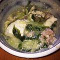 カニーヘン's cooksnap of when they made ☆豚と豆腐と水菜de豆乳鍋風スープ☆.