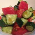 ♪かずみ♪'s cooksnap of when they made 簡単☆トマトとキュウリの中華風サラダ.
