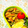 ガメコ's cooksnap of when they made 山菜ミズのカレー炒め.
