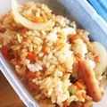 ふちこさんさん's cooksnap of when they made ☆ごま油香るチャーハン☆.