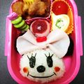サン・サン's cooksnap of when they made 簡単♥ミニーちゃん弁当.