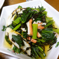 B子chan's cooksnap of when they made 懐かしの味♪青菜とさつま揚げの煮浸し.
