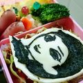 LiSAニーニョ's cooksnap of when they made キャラ弁☆かわいい海苔アート.