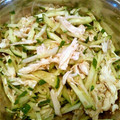 なつかっちゃん's cooksnap of when they made さっぱり！ささみときゅうりの酢の物.