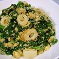 勇気凛りん岸田夕子's cooksnap of when they made 大葉にんにく醤油でおからのほうれん草和え.