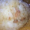 す1222's cooksnap of when they made おかかととろけるチーズおにぎり♪.