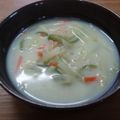 noamanma's cooksnap of when they made 朝のホッ☀ミルクスープ.