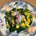 maioki's cooksnap of when they made ほうれん草＆ベーコン炒め。.