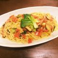 Snih_'s cooksnap of when they made トマトとベーコンのクリーミーパスタ.