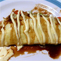 熊真呂's cooksnap of when they made 屋台気分〜♪簡単!!オムそば.