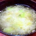 みつこ姉's cooksnap of when they made ブロッコリー茎と新玉ねぎの味噌汁.