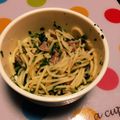しゅうゆうけいはる母's cooksnap of when they made ☆離乳食中期 小松菜としらすのパスタ☆.