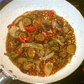 LeeAkm's cooksnap of when they made 茄子のオイスターソース炒め.