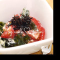 milk＊crown's cooksnap of when they made トマトとわかめのあえもの.