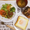 ma:9's cooksnap of when they made 簡単目玉焼きトースト！.