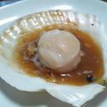 ムヒカ's cooksnap of when they made 殻付きホタテのバター醤油焼き。.