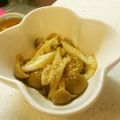 あやちん０８１６'s cooksnap of when they made きのこと葱の梅ポン酢和え.