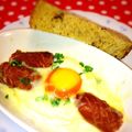 〜みみ〜's cooksnap of when they made ウインナー＆たまごのココットカマン.