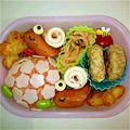 まゆまりまさママ's cooksnap of when they made ハムチーズで・簡単カタツムリ・キャラ弁.