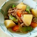 布団の匂い's cooksnap of when they made 麺つゆde肉じゃが　お弁当のおかず.