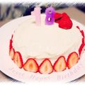 ぷ〜さん♩'s cooksnap of when they made しっとり苺のレアチーズ♡.
