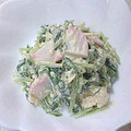 RoomA's cooksnap of when they made 水菜とちくわのカラシマヨあえ.
