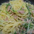 saly_san's cooksnap of when they made ツナとみずなの和風パスタ.
