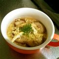 azsaaa's cooksnap of when they made 茄子とふんわり卵のコンソメスープ.