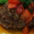 ふちこさんさん's cooksnap of when they made 和牛入り☆ＦＰで和風ハンバーグ.