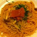 midodododo's cooksnap of when they made 超☆簡単♪お店の味！明太子パスタ.