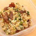 cocone222's cooksnap of when they made 牛肉とほうれん草のチャーハン.