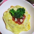 ゆけり３兄弟's cooksnap of when they made キャラご飯♡ミッキーオムライス.