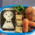 たべたいち's cooksnap of when they made 超簡単ｷｬﾗ弁☆ﾉﾘ弁てるてる坊主♪.