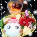 りぃせぇるぅ～'s cooksnap of when they made ほっぺちゃん♡簡単キャラ弁.