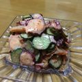 田舎のとんさん's cooksnap of when they made 沢山あるキュウリを使ってタコキムチ.