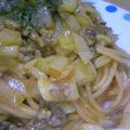 ぽんぷー's cooksnap of when they made 簡単★美味しいケチャップパスタ★スープ付.