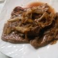 ももちびねえ's cooksnap of when they made 玉ねぎでやわらか牛肉.