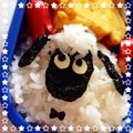 じょうちゃろう's cooksnap of when they made ひつじのショーンキャラ弁.