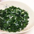 アメソウママ's cooksnap of when they made モロヘイヤとしらすのおひたし.