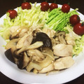 タカズキッチン's cooksnap of when they made 簡単ヘルシー☆ささみとキノコ炒め.