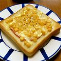 msft5632's cooksnap of when they made 朝食＆ランチ♪ハムマヨチーズ☆トースト.