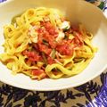 723peralta's cooksnap of when they made 簡単☆トマトとクリームチーズのパスタ.