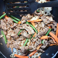 sayasday's cooksnap of when they made 牛肉といんげんの炒め物☆Ｗ生姜☆.