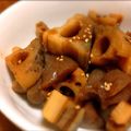 takabon's cooksnap of when they made れんこん＆こんにゃくのきんぴら.