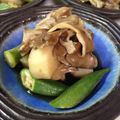 honeymit's cooksnap of when they made レンジで5分！オクラと山芋の煮物.