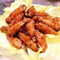 narida's cooksnap of when they made 簡単美味しい♡手羽中甘辛煮★.