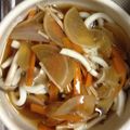 苺じゃけん's cooksnap of when they made ルクエスチームバッグできのこ餡かけうどん.