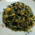 JunpJump's cooksnap of when they made 切る手間なし！ひじきと桜海老の炒飯.